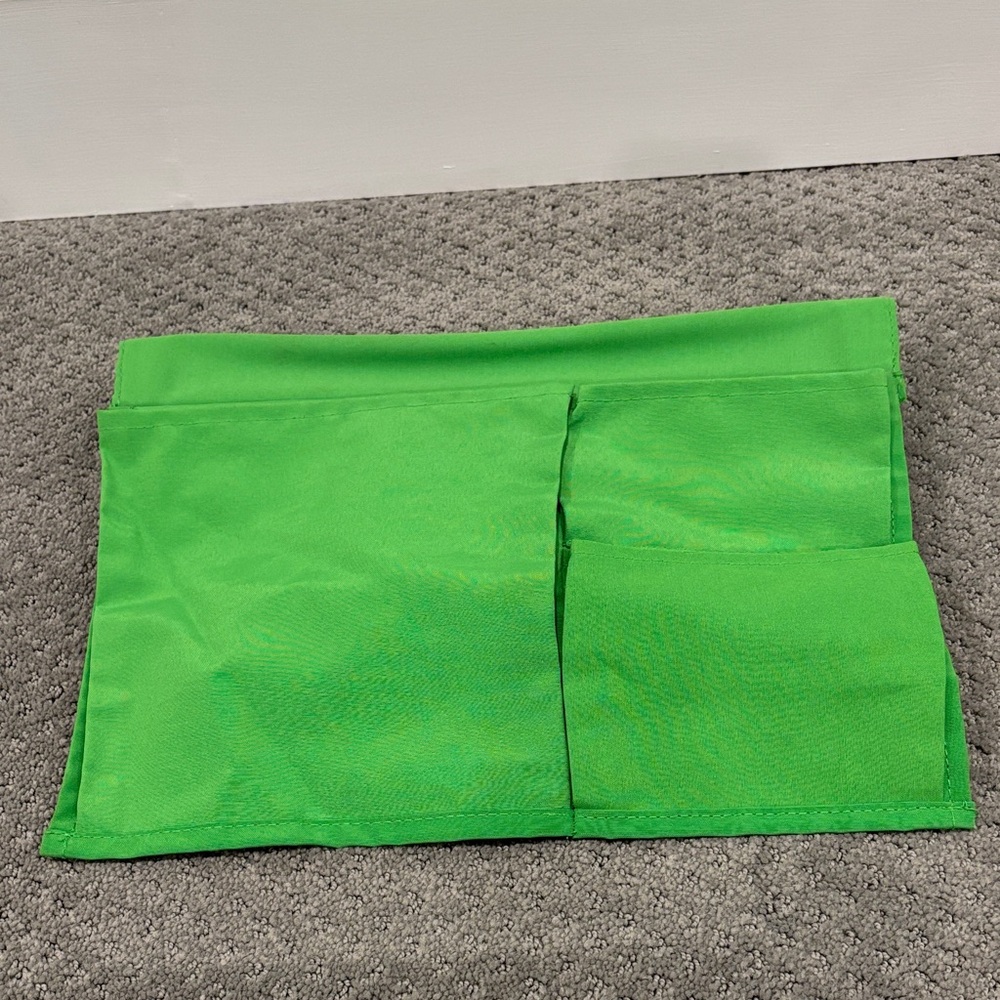IKEA Stickat Bright Green Fabric Bedside organizer